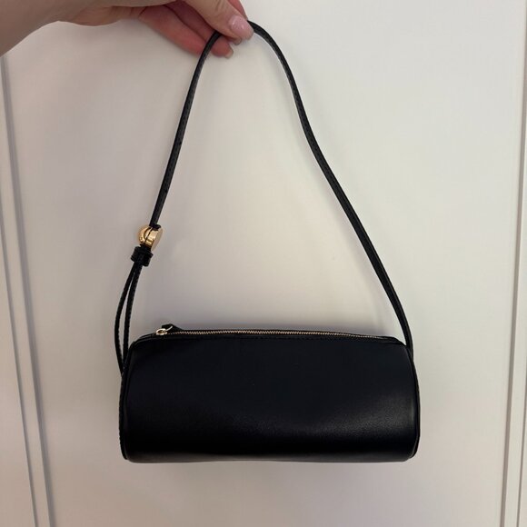 J. CREW | Black Bordeaux Tube bag - Picture 2 of 4